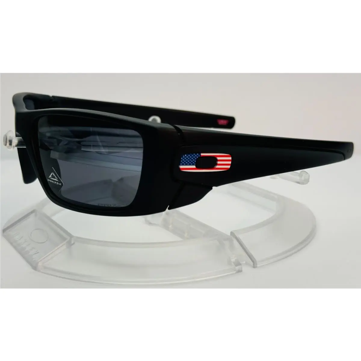 Fuel Cell Sunglasses / Matte Black / Usa Flag / Prizm Grey /009096-L5 by Oakley