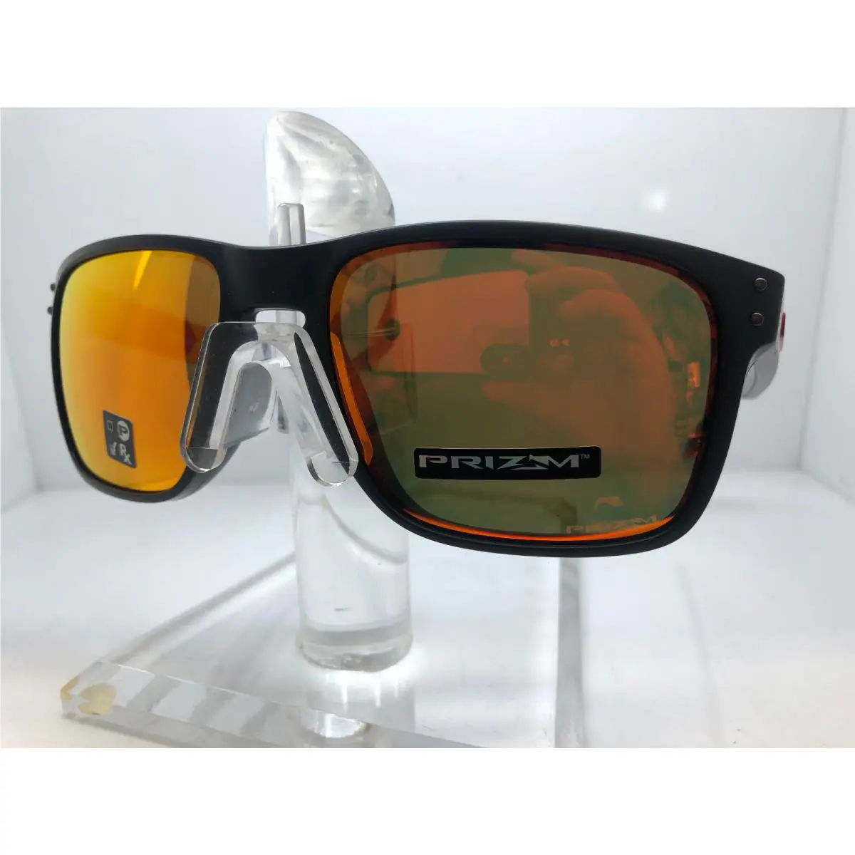 Sunglasses Holbrook XL OO9417-04 Matte Black Prizm Ruby by Oakley