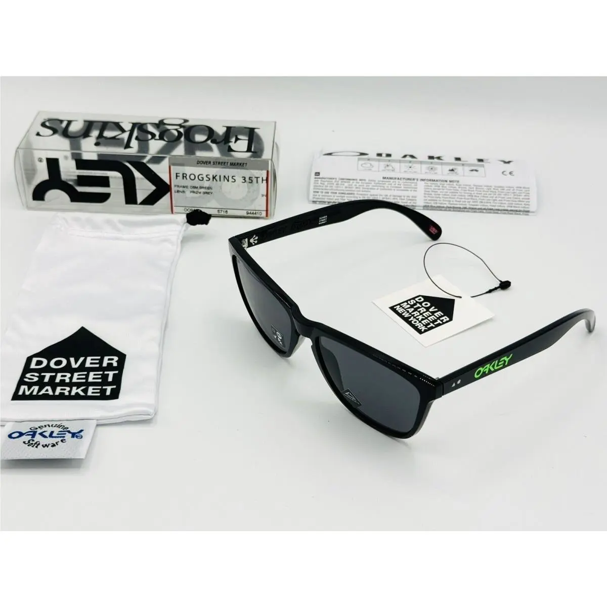 Oakley Dover Street Market York Frogskins 35th Dsm Green Prizm Grey Rare