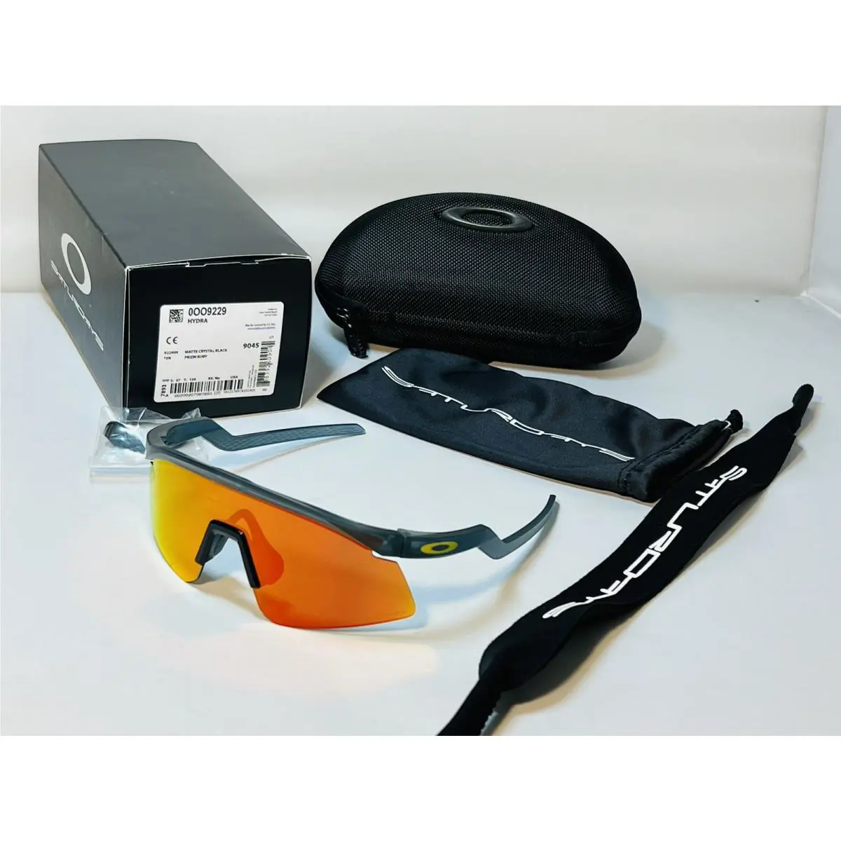 Oakley Hydra X Saturdays Nyc Sunglasses Limited ED Crystal Black Prizm Ruby