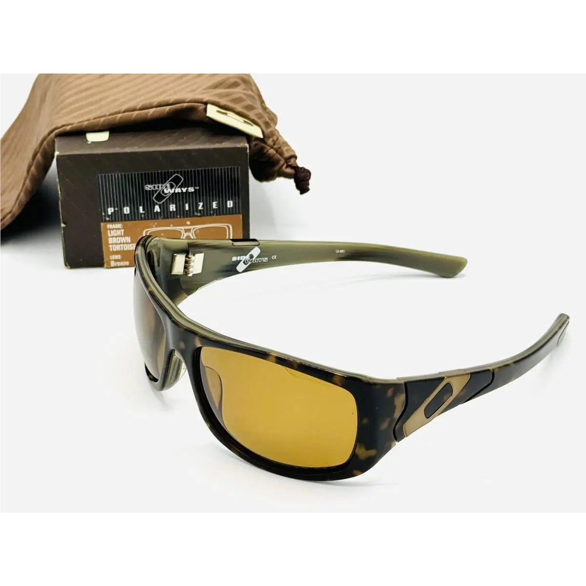 Sideways Sunglasses Light Brown Tortoise W/ Bronze Polarized Lens by Oakley
