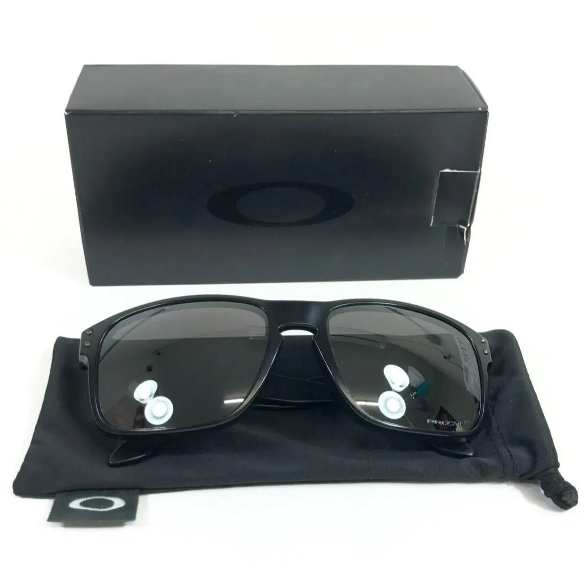 Sunglasses Holbrook OO9102-D655 Matte Black Frames Prizm Black Polarized by Oakley