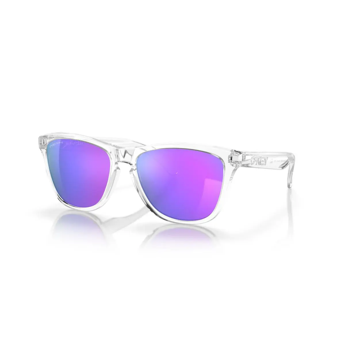 Frogskins Polished Clear/prizm Violet XL Sunglasses OO9013-H755 by Oakley