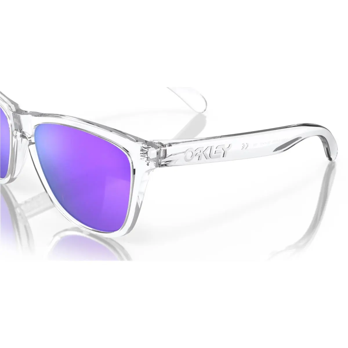 Frogskins Pol Clear w/ Prizm Violet OO9013-H755 by Oakley