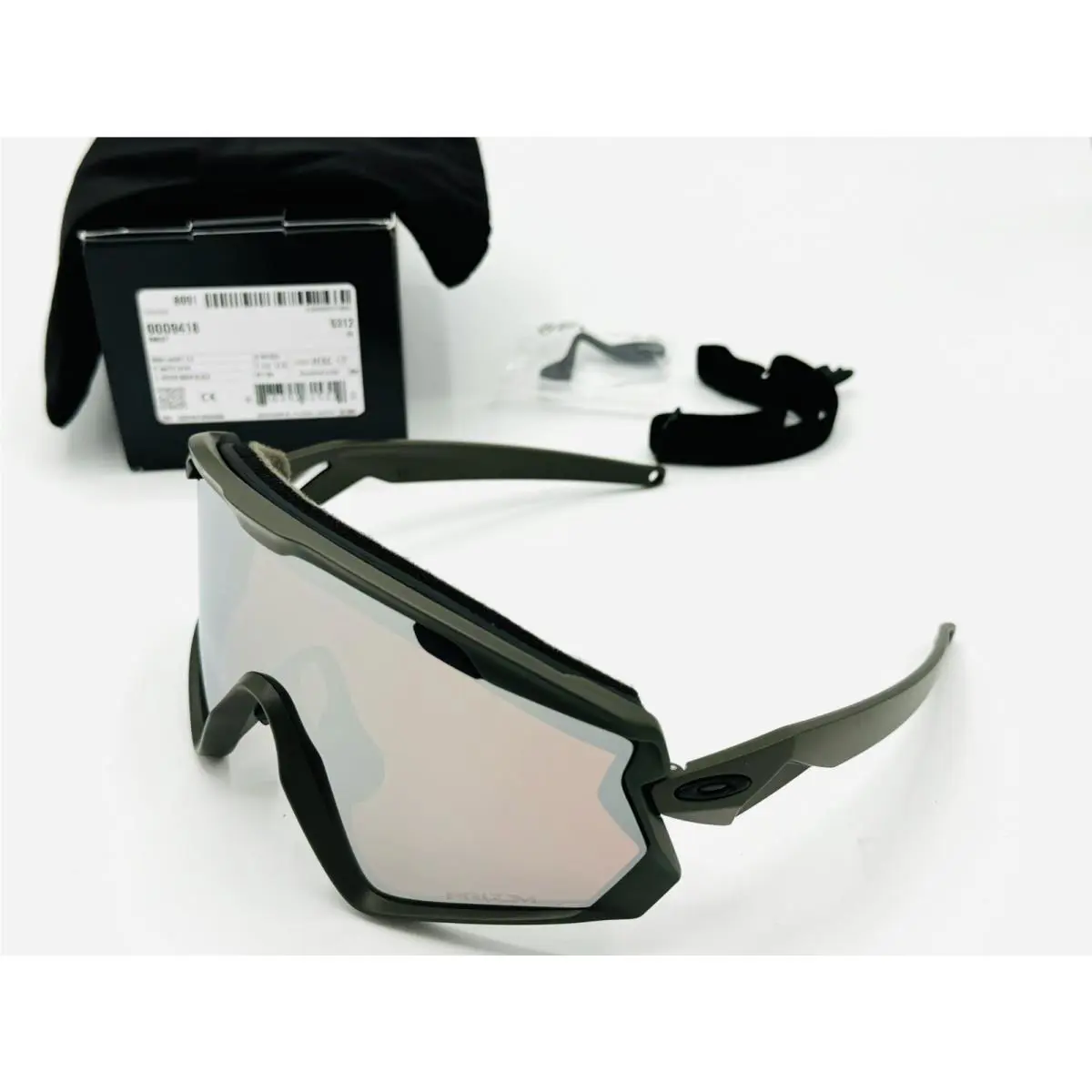 Oakley Wind Jacket 2.0 Sunglasses Matte Olive - Prizm Snow Black Goggles