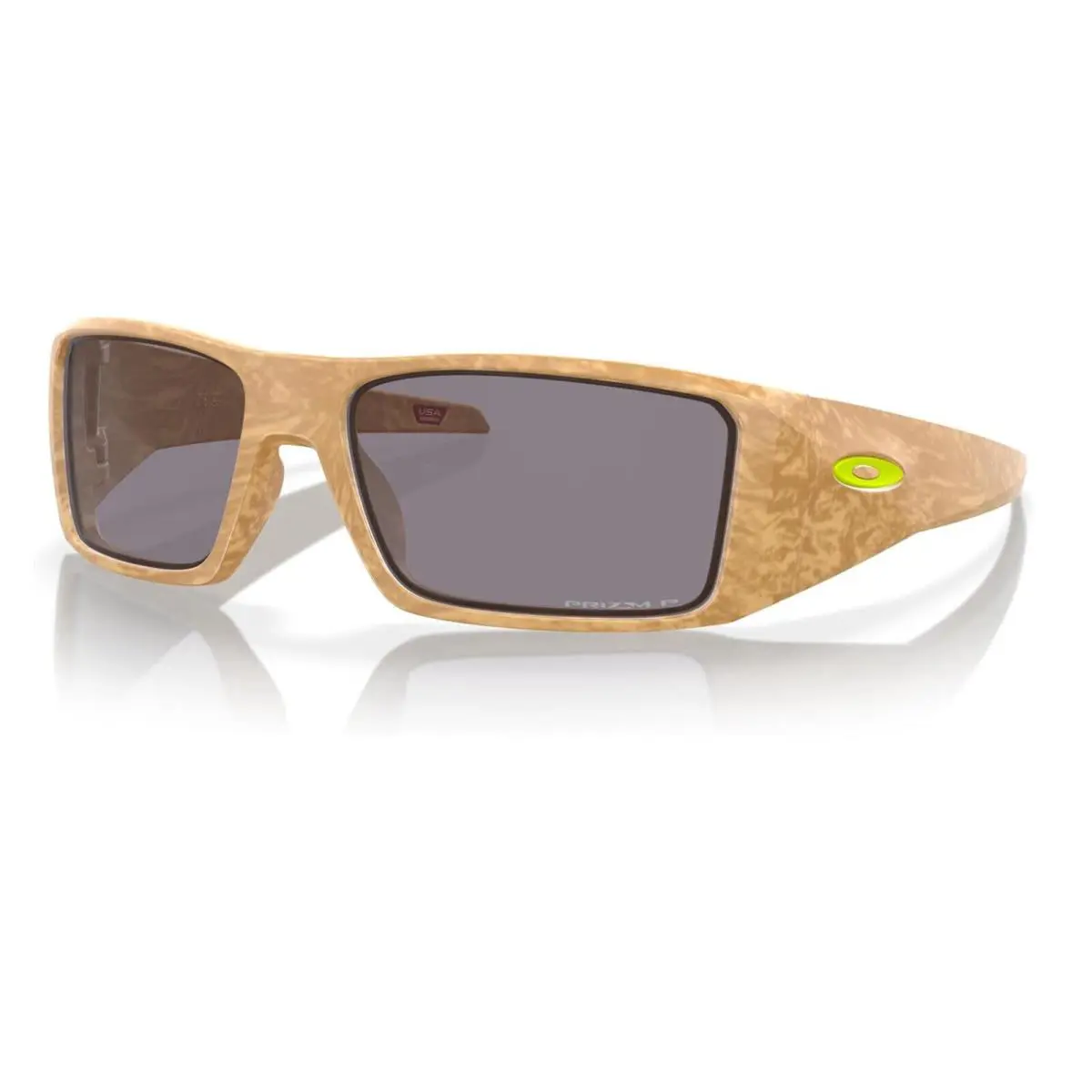 Heliostat Sunglasses - Matte Stone Desert Tan Prizm Grey Polarized by Oakley