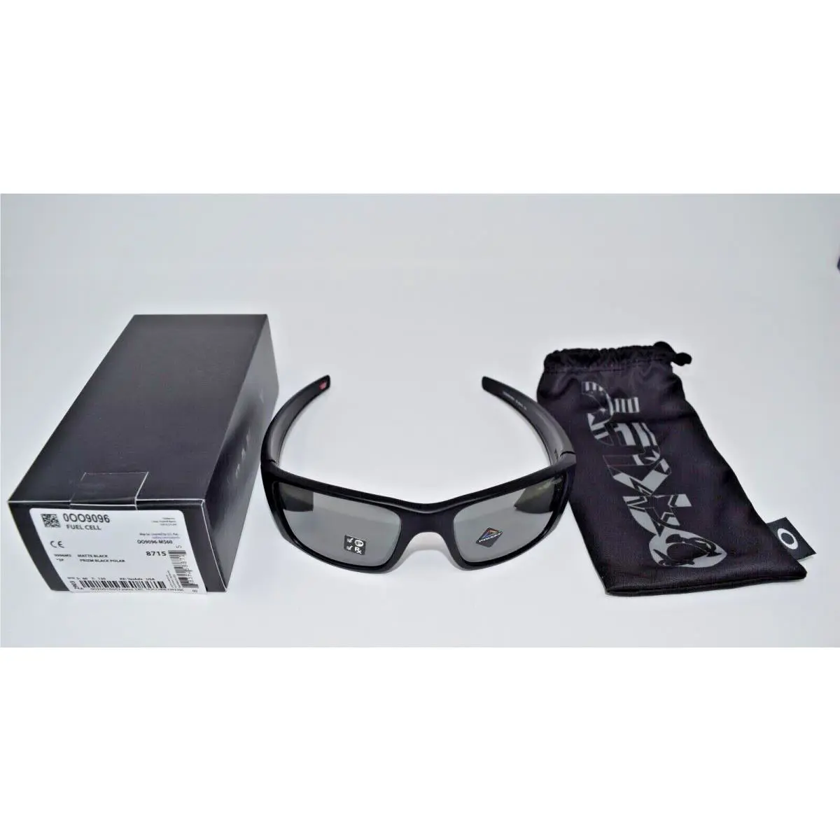 Oakley SI Fuel Cell Matte Black with Prizm Black Polarized OO9096-M560