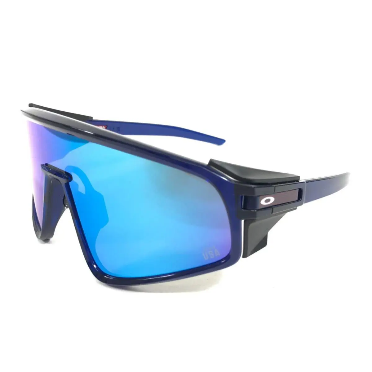 Sunglasses Latch Panel OO9404-0935 Trans Blue Frames with Prizm Sapphire by Oakley