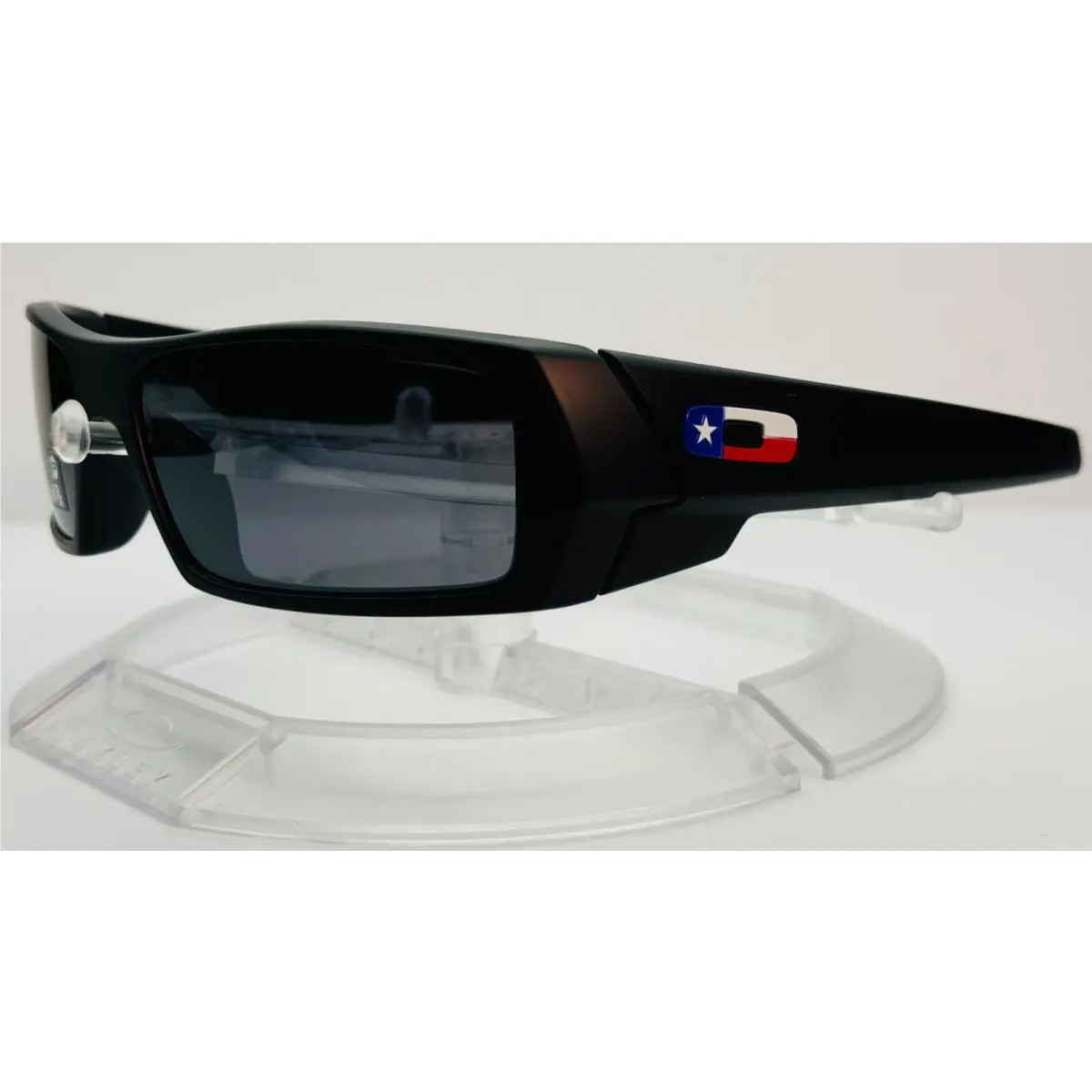 Gascan Sunglasses / Matte Black / Texas Flag / Black Iridium/09014-40 by Oakley