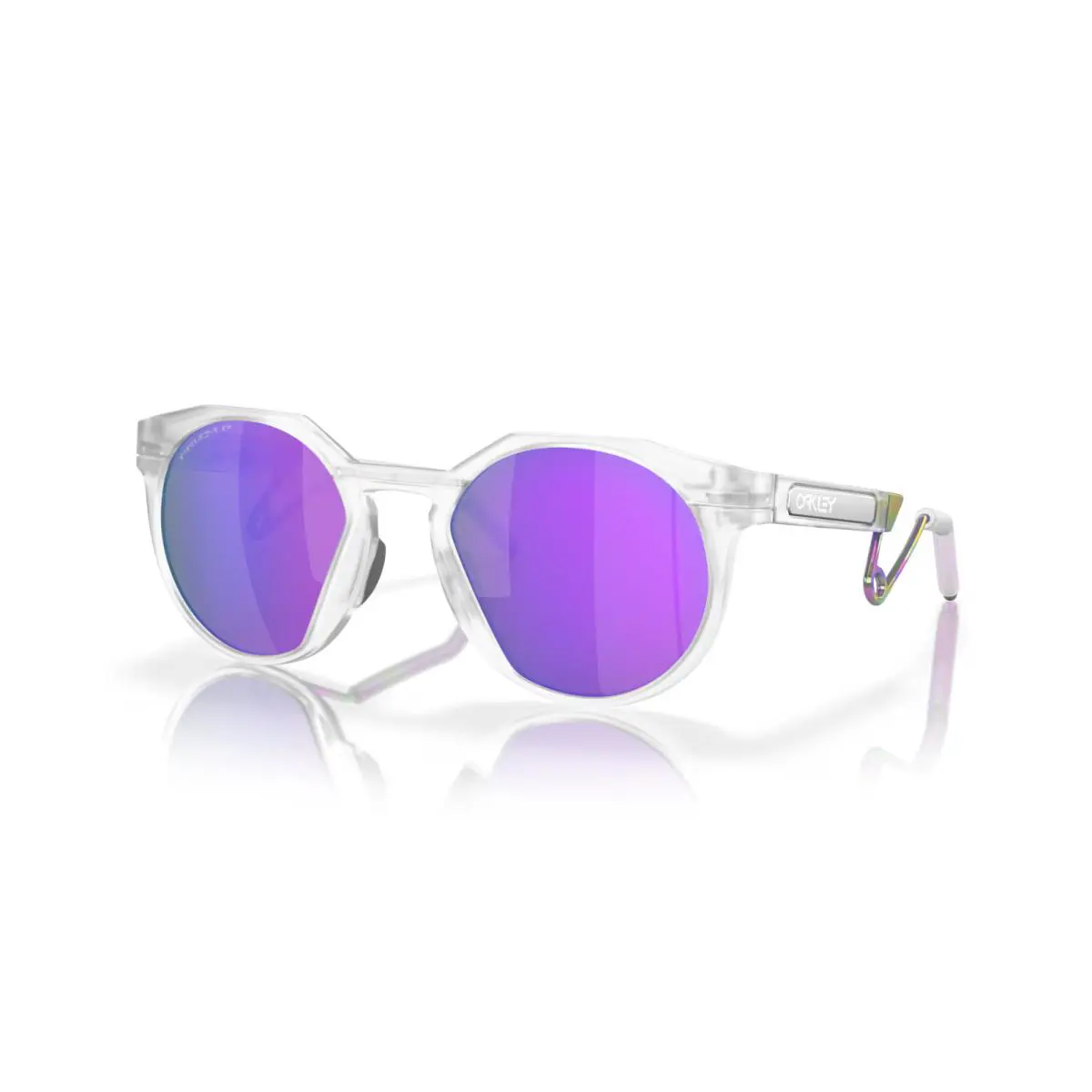 Hstn Metal Sunglasses OO9279-0252 Matte Clear W/ Prizm Violet Lens by Oakley