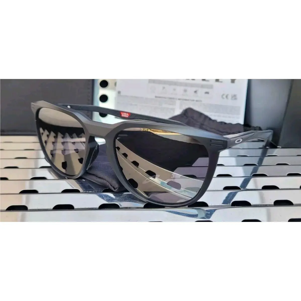 Oakley Thurso 9286-0154 Sunglasses Matte Black Ink w/ Prizm Black Iridium