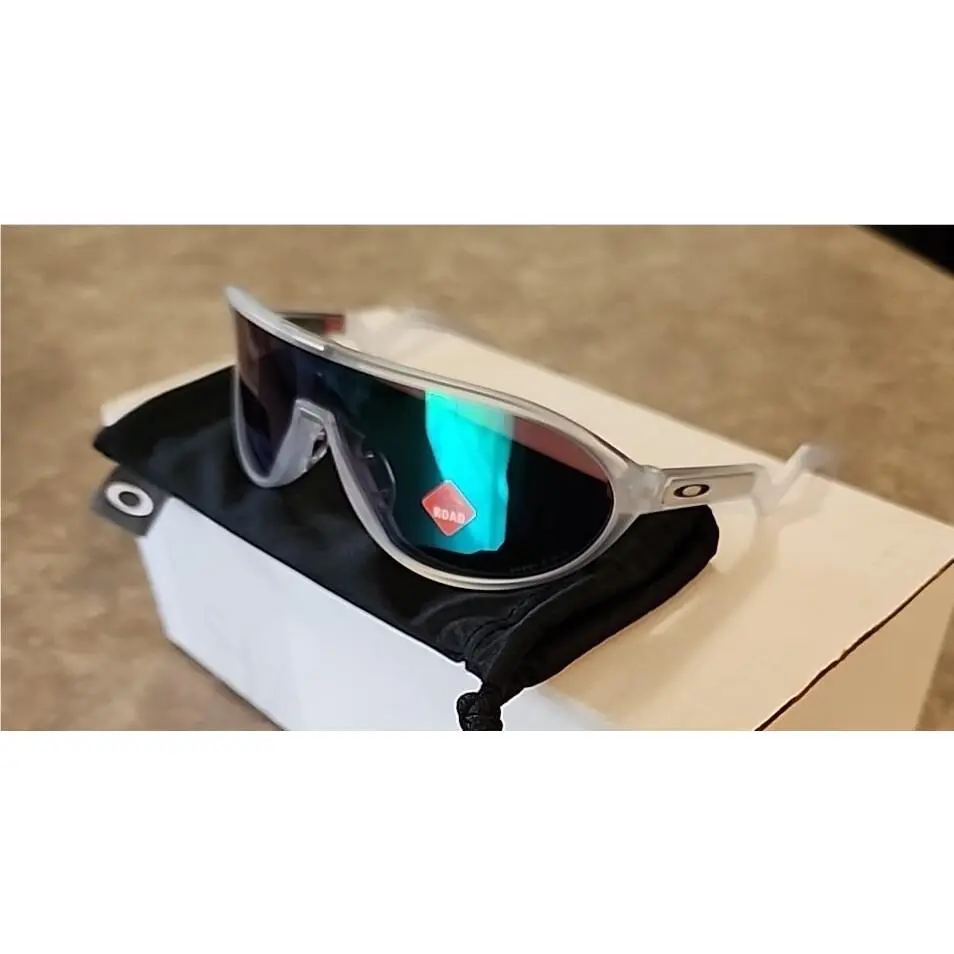 Oakley Rare Cmdn OO9467 Asian Fit Sunglasses - Matte Clear/prizm Road Jade