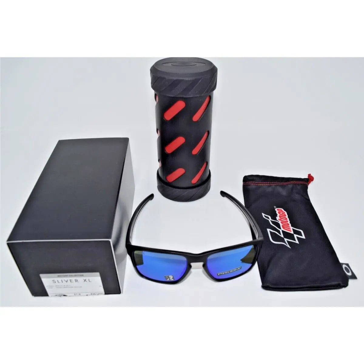 Oakley Sliver XL Matte Black w/ Prizm Sapphire OO9341-2357 Motogp Brno