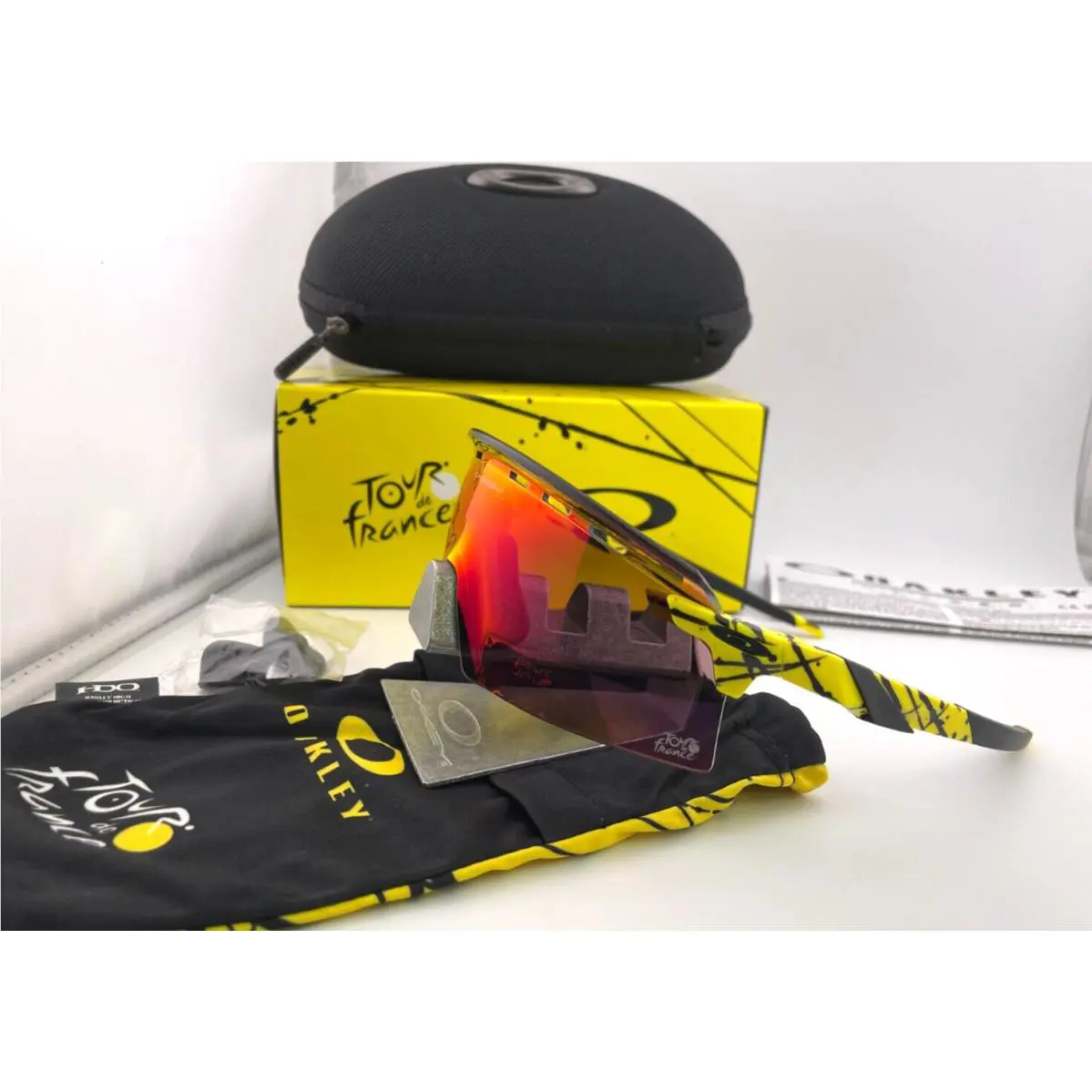 Oakley Encoder Strike Tour France Tdf Splatter Prizm Road Sunglasses OO9235-07