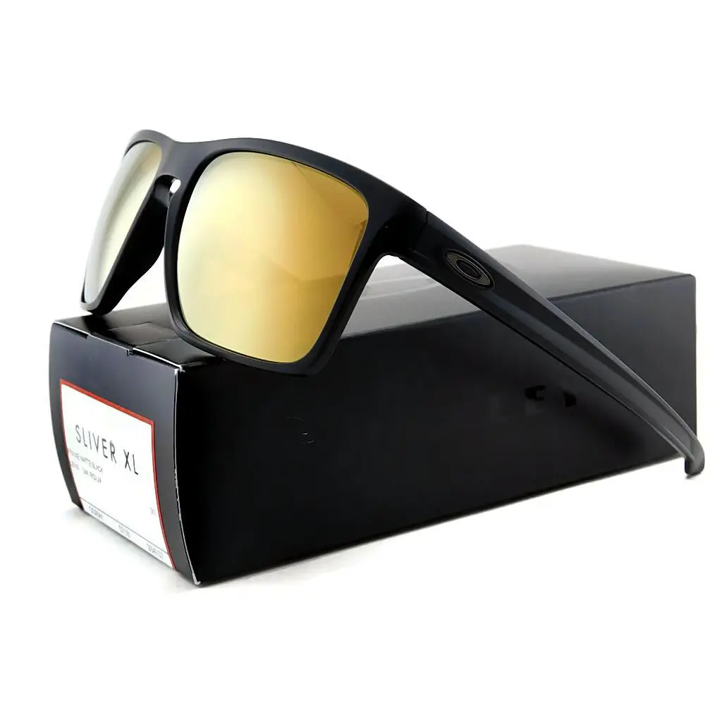Oakley Sliver XL Sunglasses Matte Black / 24K Iridium Lens