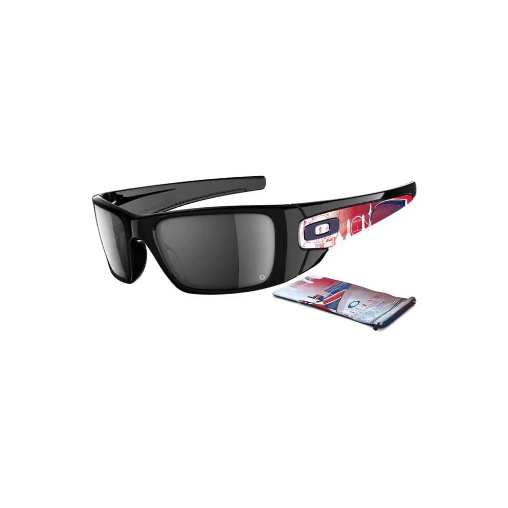 Sunglasses Fuel Cell London Polished Black Black Iridium Lens OO9096-58 by Oakley