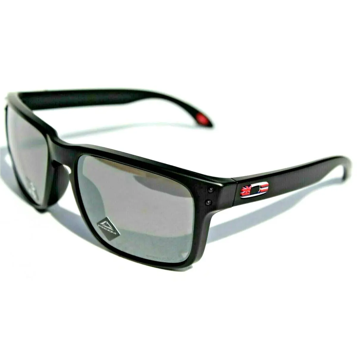Sunglasses Holbrook Hawaii Flag Icon Matte Black W/prizm Black OO9102-K8 by Oakley