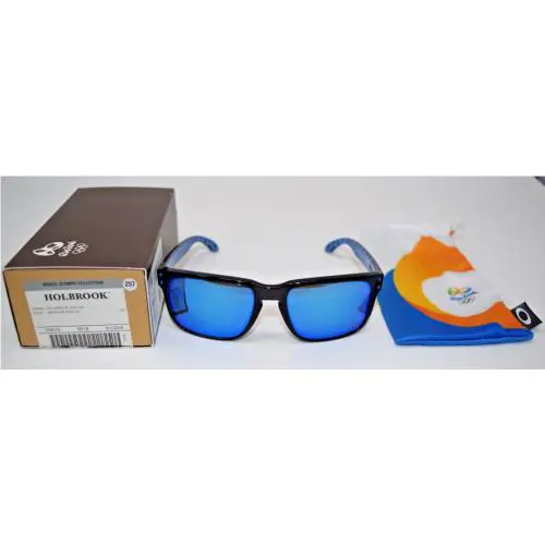 Oakley Holbrook Polished Black Ink with Sapphire OO9102-A8 Rio 2016
