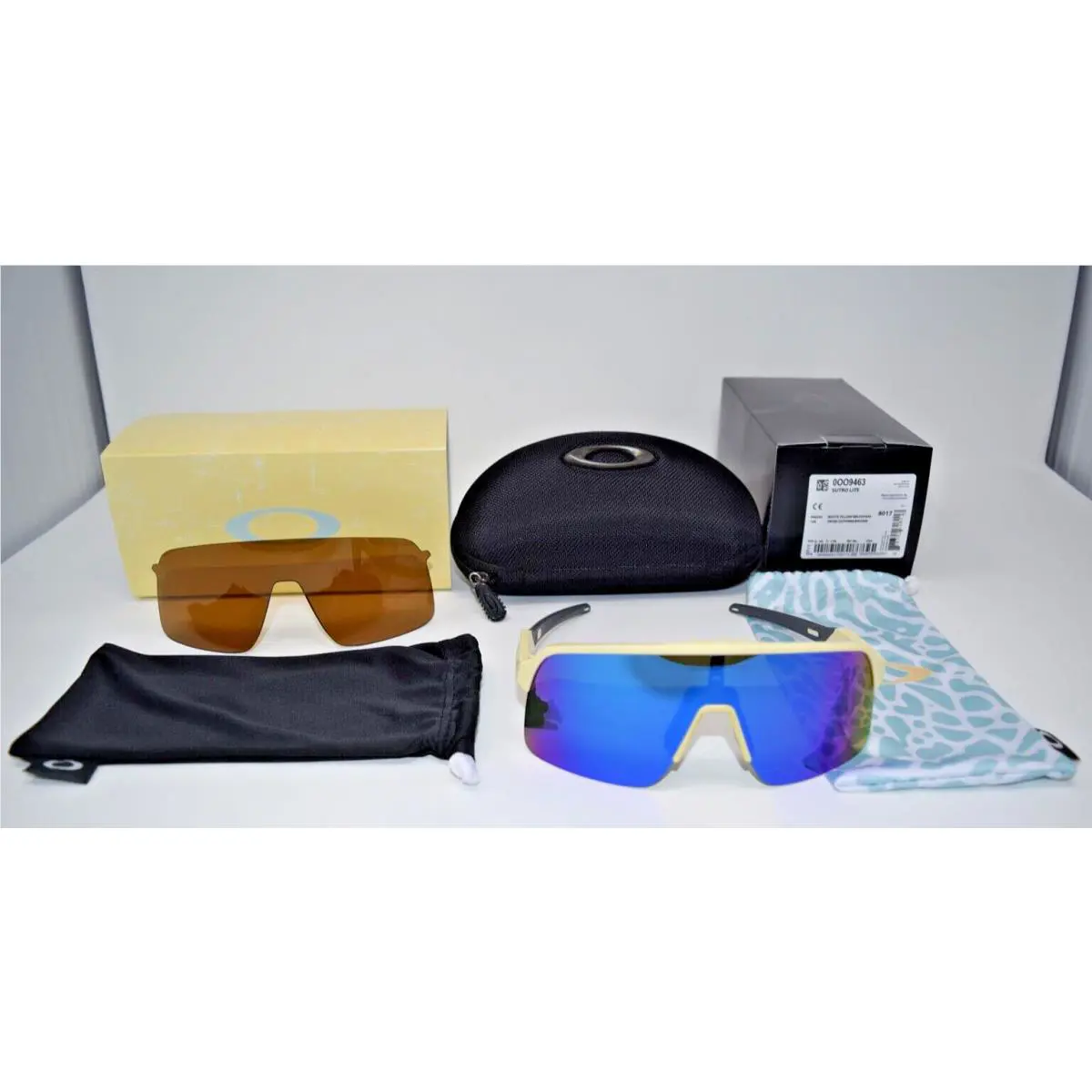 Oakley Sutro Lite Yellow Milkshake with Prizm Sapphire OO9463-5039