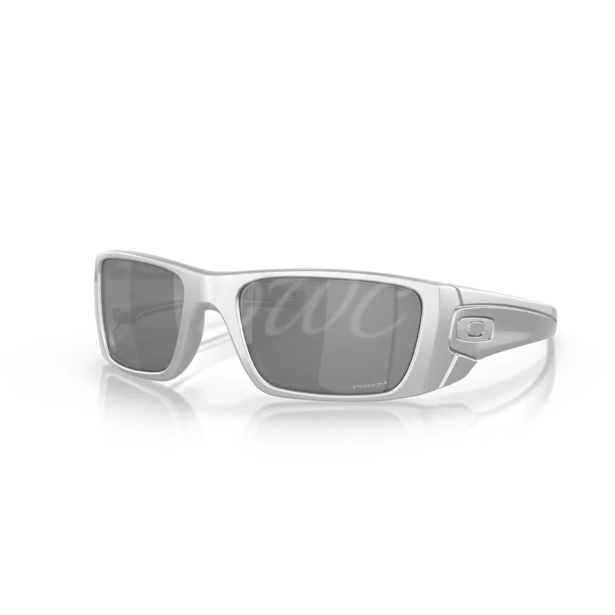 Oakley Fuel Cell Sunglasses X-silver with Prizm Blk Lens 9096M660 Mens Eyewear - Frame: Silver, Lens: Black