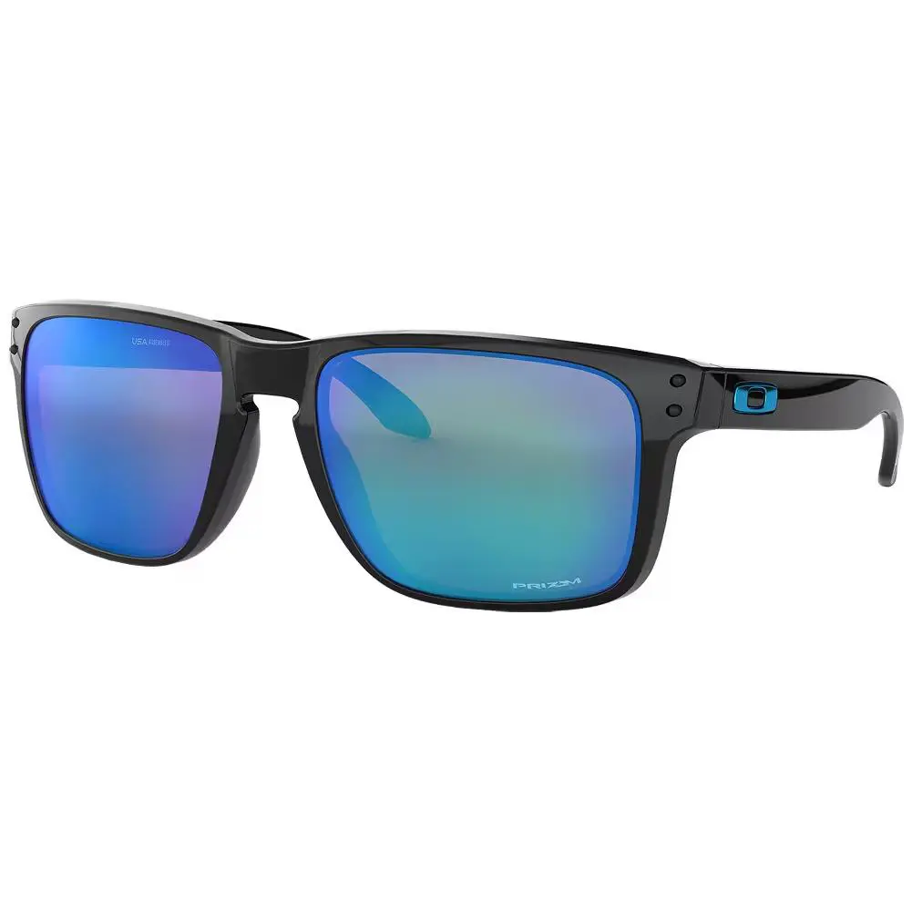 Oakley Holbrook XL Sunglasses Polished Black/sapphire OO9417-0359 - Frame: Black, Lens: Blue