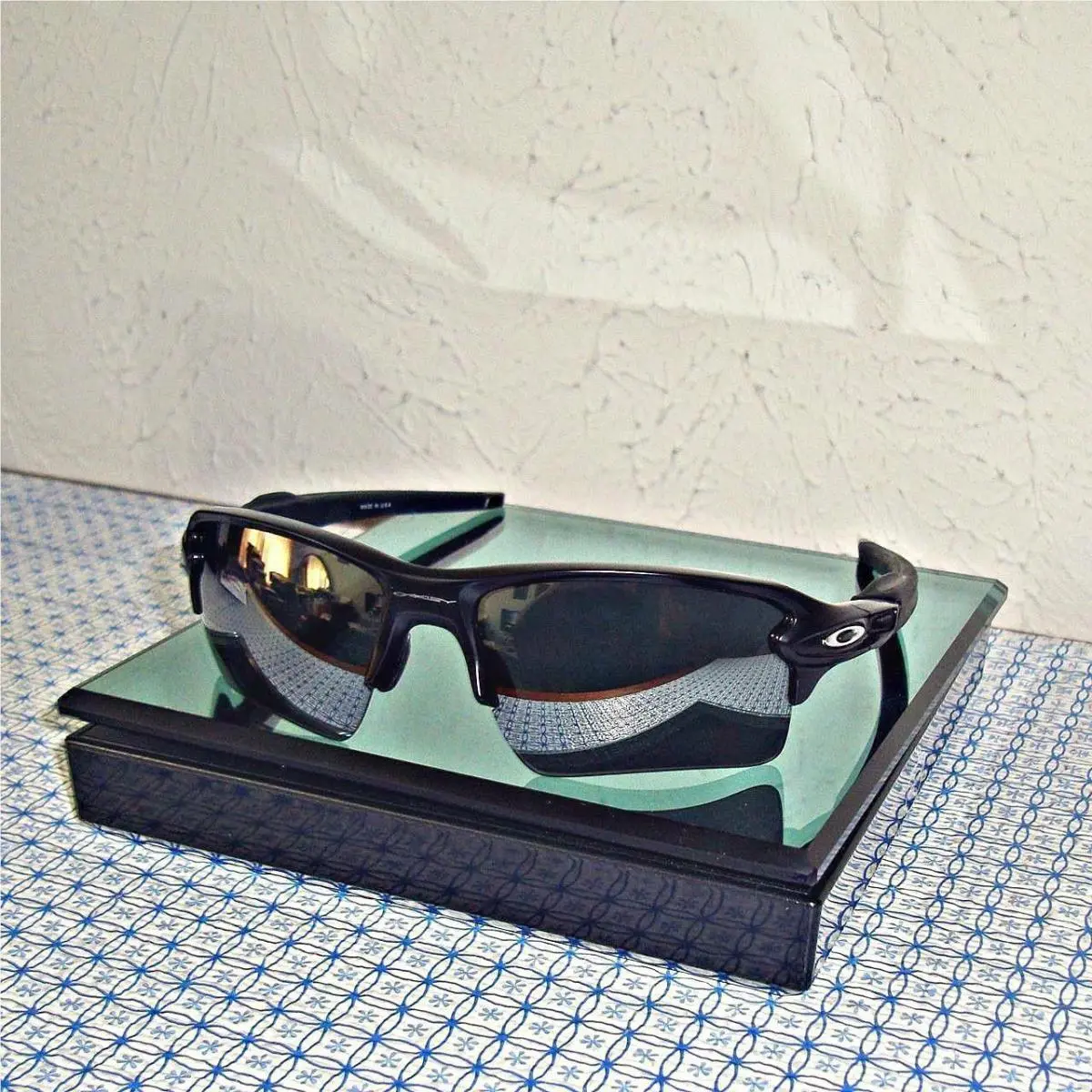 【new】oakley OO9188-01 Men`s Flak 2.0 XL Black Wrap Sunglasses Matte Black/black