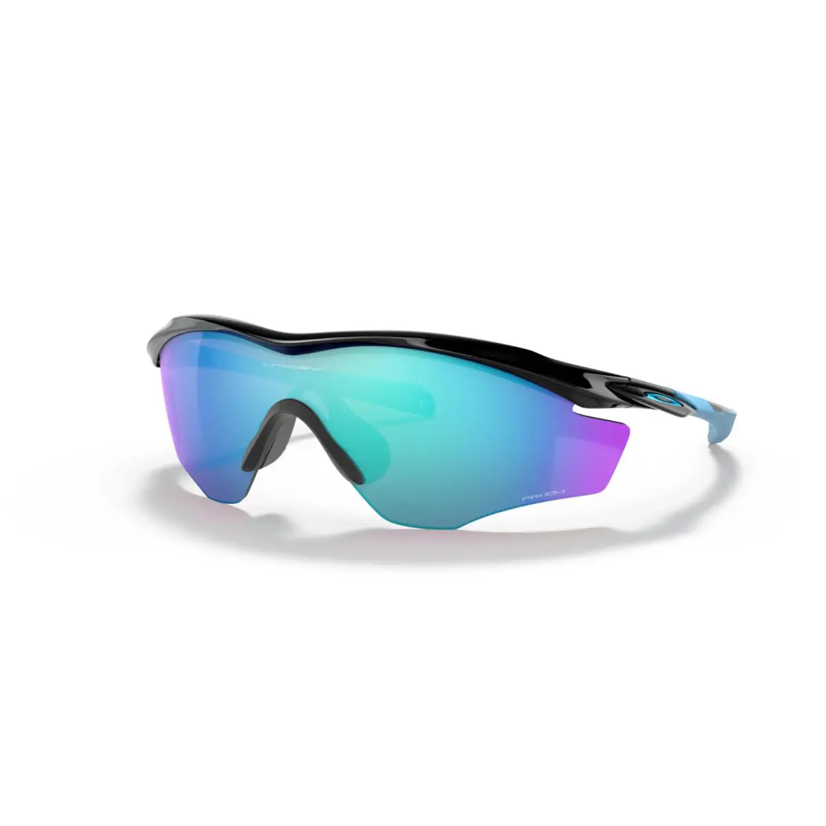 M2 Frame XL Shiny Black Prizm Sapphire Lens Sunglass 9343-21 with Case by Oakley