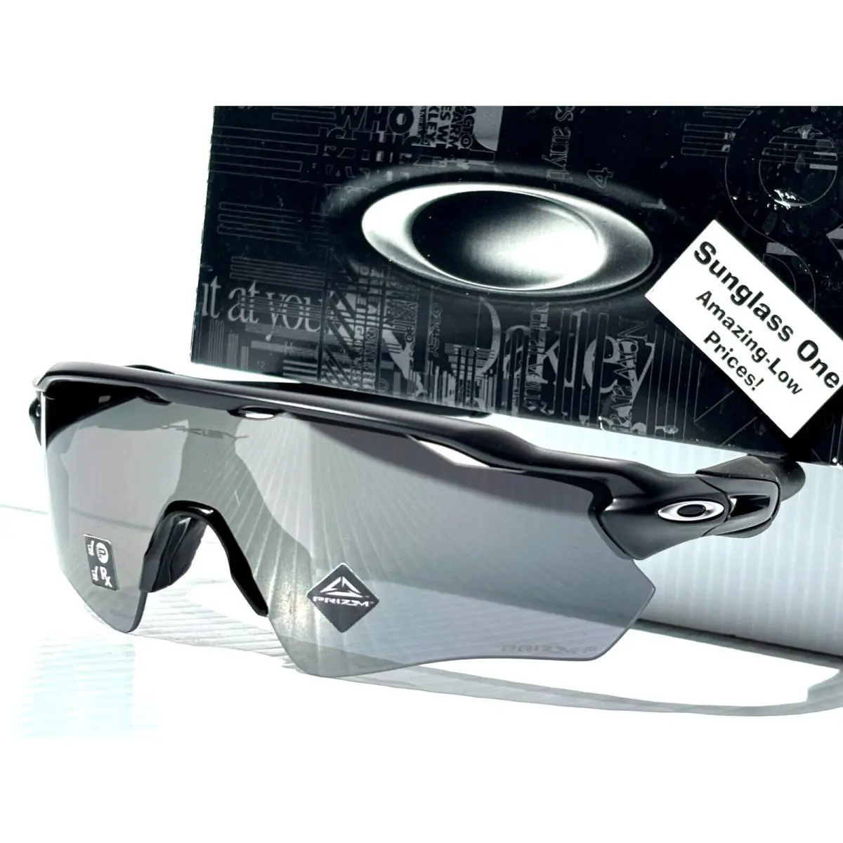 Oakley Radar EV Path Matte Black Polarized Prizm Black Lens Sunglass 9208-51
