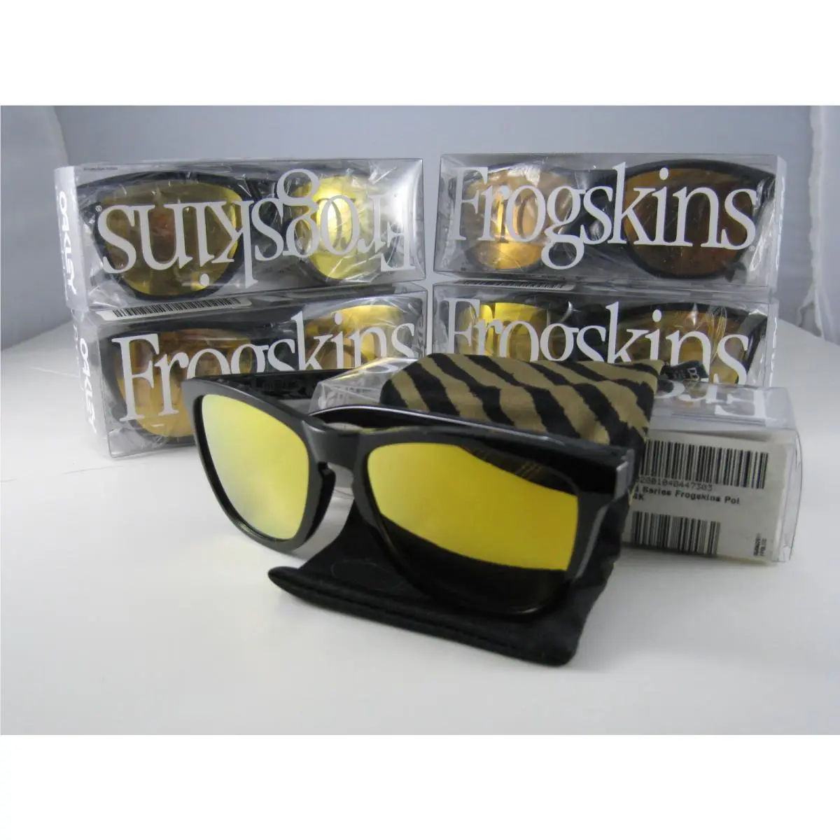 Frogskins Limited Edition Shaun White Polished Black w/24K Iridium 24-272 by Oakley