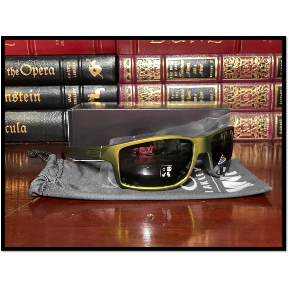 Oakley Gibston Gold Silver Shift Prizm Black Sunglasses Limit Mvp Exclusive - Frame: Gold/Silver Shift, Lens: Prizm Black
