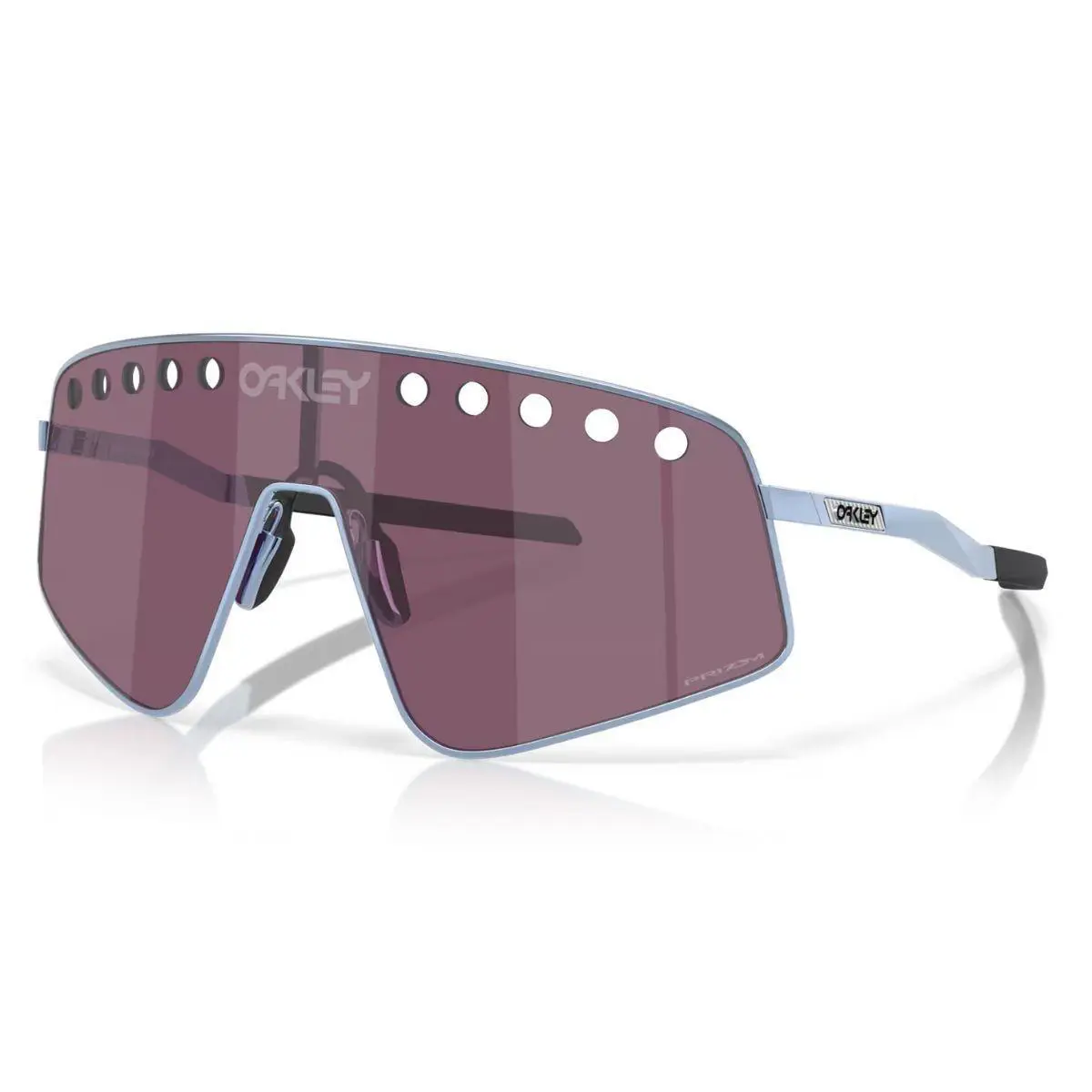OO6025-0438 Sutro Ti Sweep Sunglasses Stonewash Prizm Road Black Lenses by Oakley