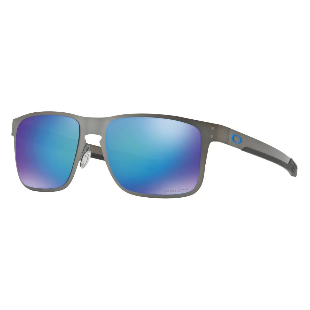 Oakley Holbrook Metal Polarized Sunglasses 7 os Poly - 7, Frame: Gray, Lens: Multicolor