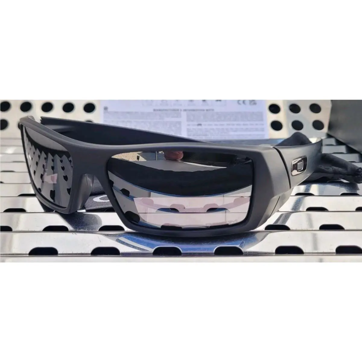 Gascan 9014-D660 Sunglasses Matte Black w/ Prizm Black Iridium by Oakley