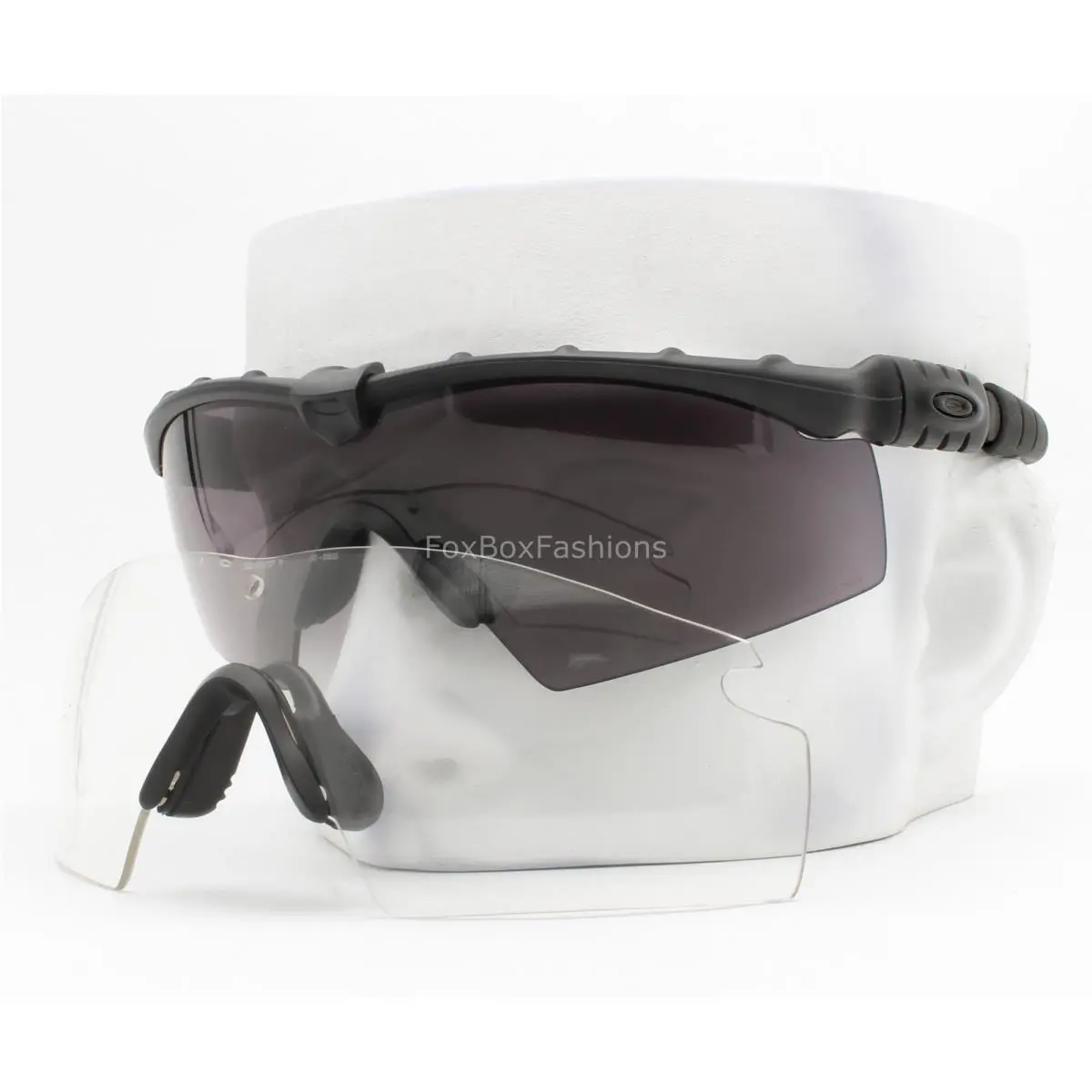 SI Ballistic M Frame 2.0 Safety Sunglasses Gray Clear Lens OO9213 Wcase by Oakley