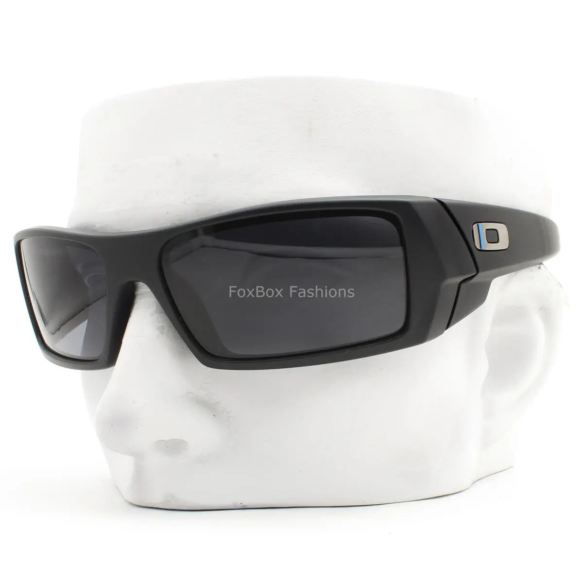 Gascan Sunglasses Matte Black Thin Blue Line OO9014-1160 with Pouch by Oakley