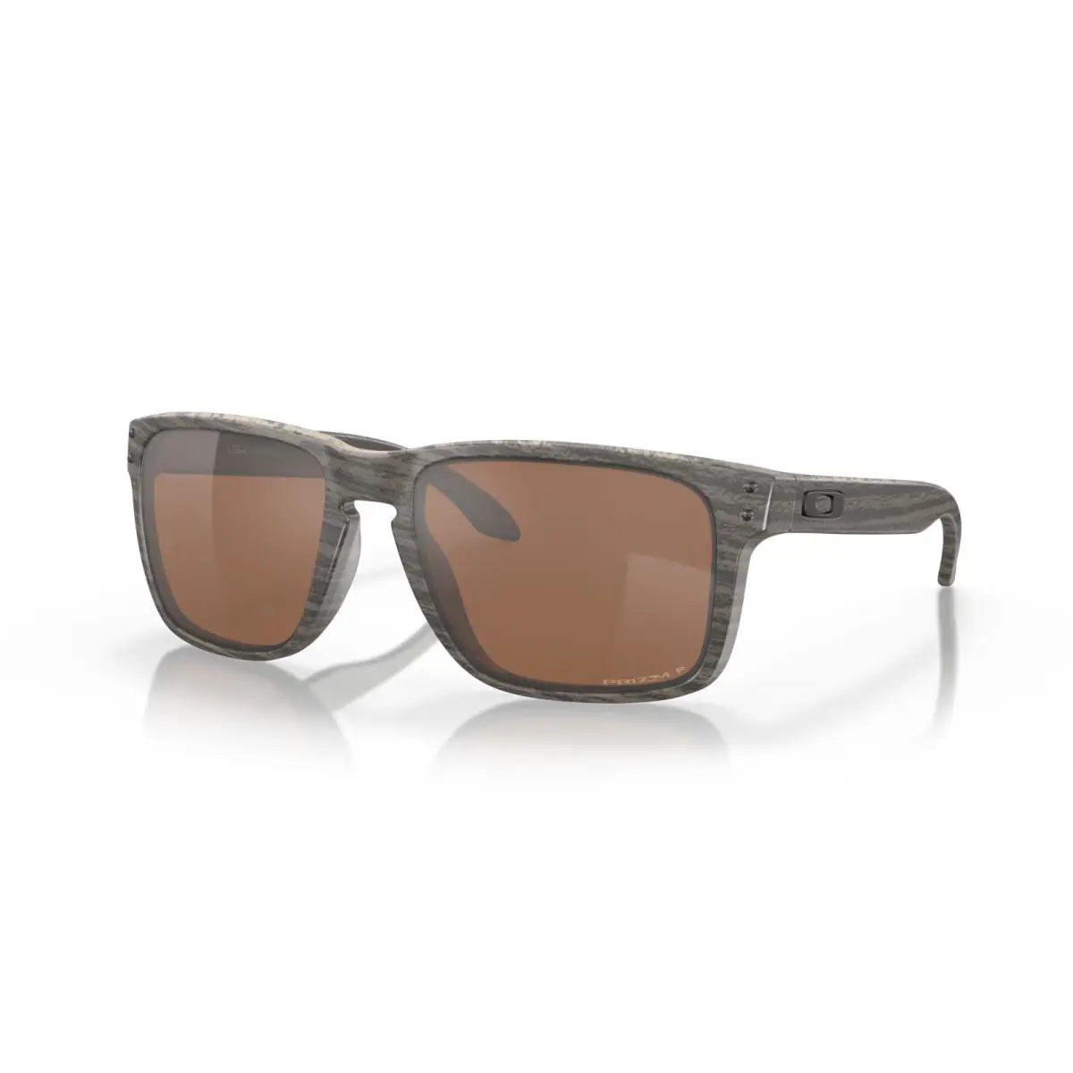 Holbrook XL Woodgrain Polarized Prizm Tungsten Sunglass OO9417-06 by Oakley