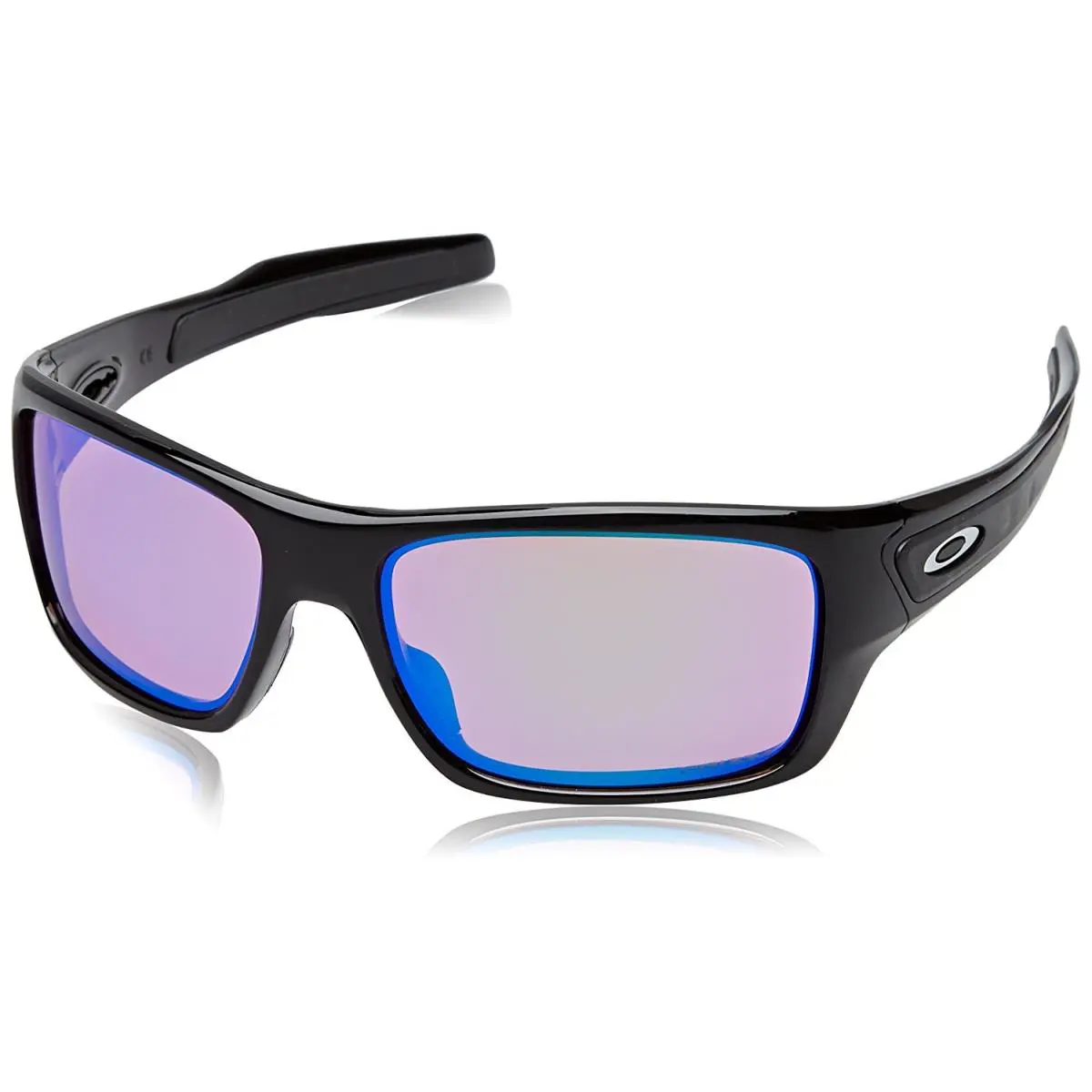 Oakleyturbine Polarized Sunglasses Polished Black/ Black Iridium 65mm - Frame: Polished Black, Lens: Black Iridium
