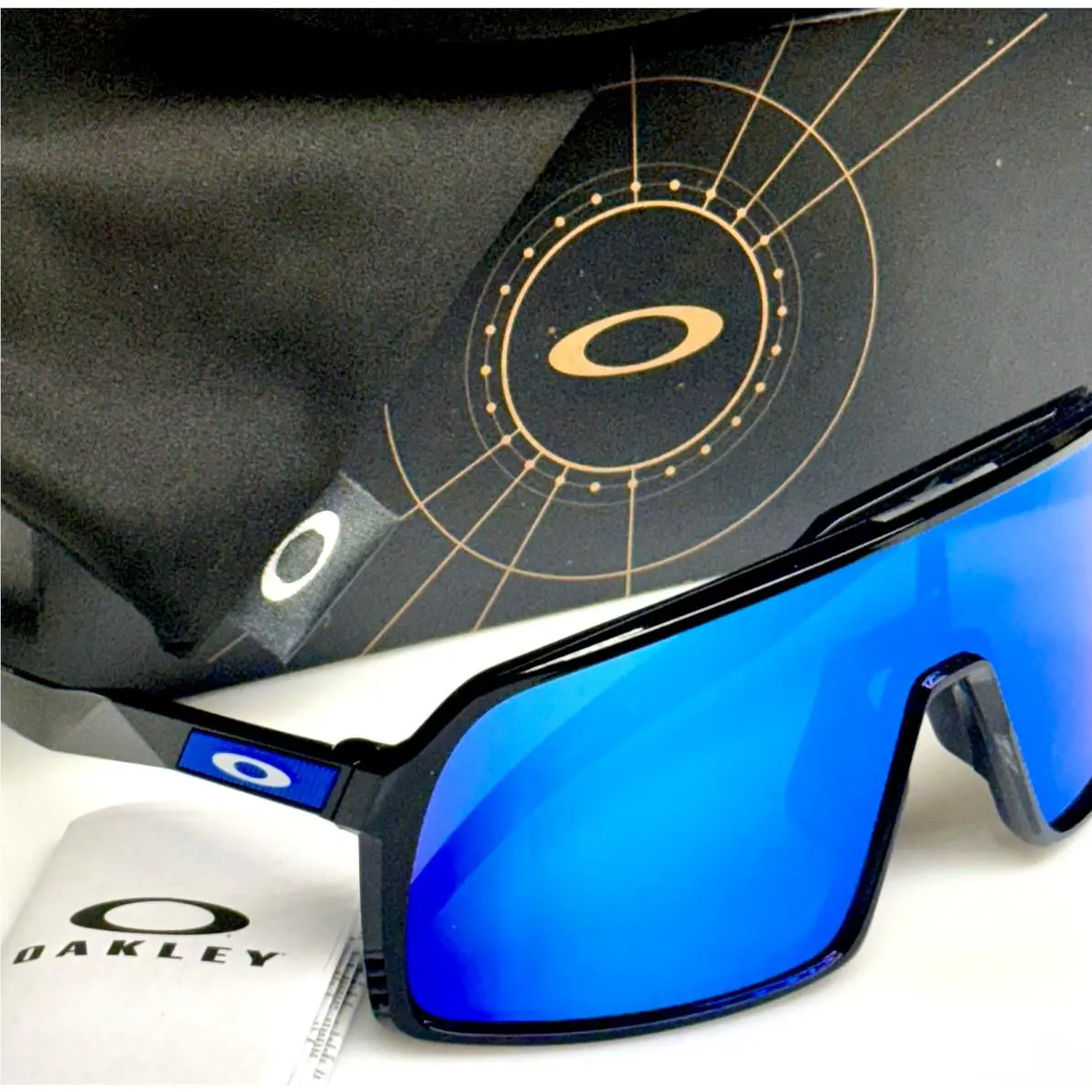 Sutro Sunglasses Polished Black Frames W/prizm Sapphire Lens OO9406 9037 by Oakley