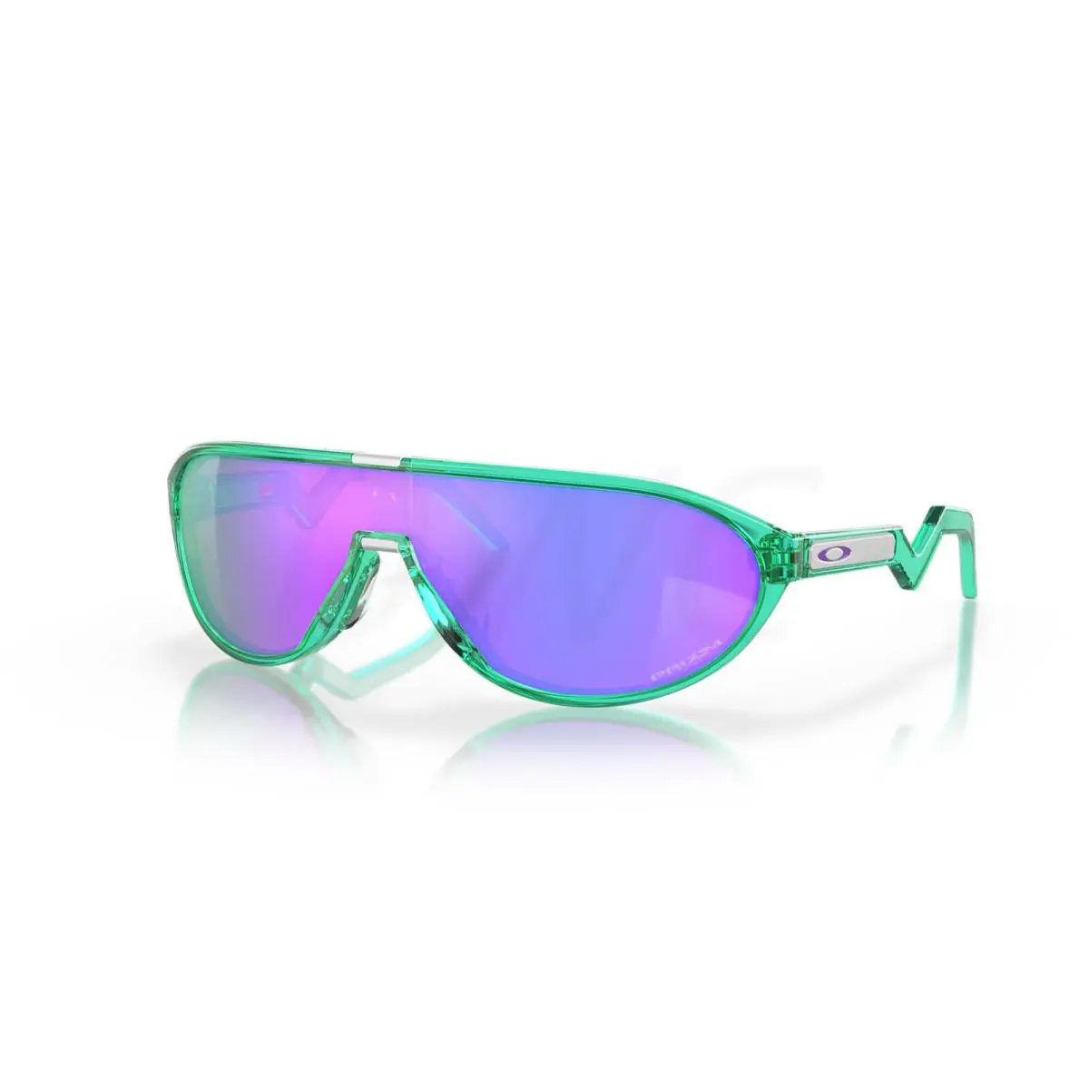 Oakley OO9467 Cmdn Translucent Celeste Prizm Violet 133mm L Sunglasses - Frame: Green, Lens: Violet