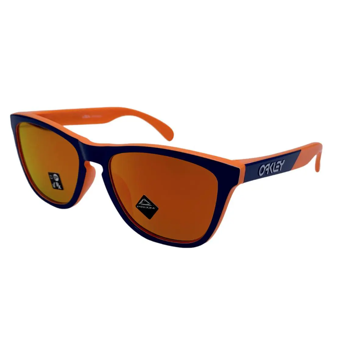 Frogskins 50/50 Prizm Ruby Lens Orange Navy Sunglasses OO9245-92 54 by Oakley