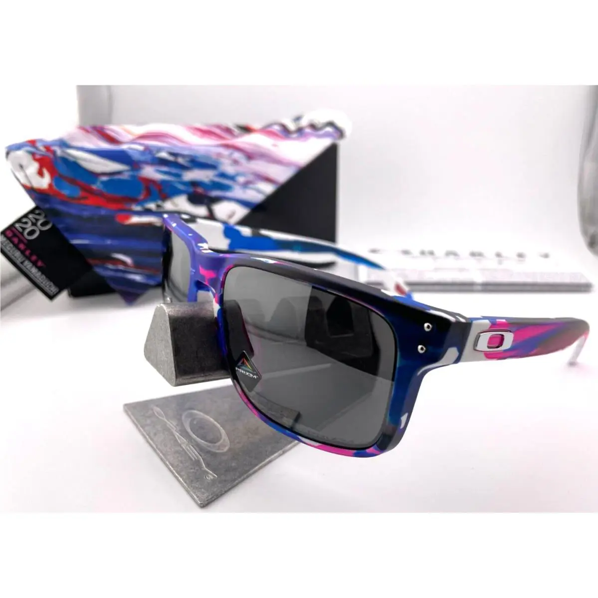 Holbrook Kokoro Meguru Spin with Prizm Black Sunglasses OO9102-V155 by Oakley