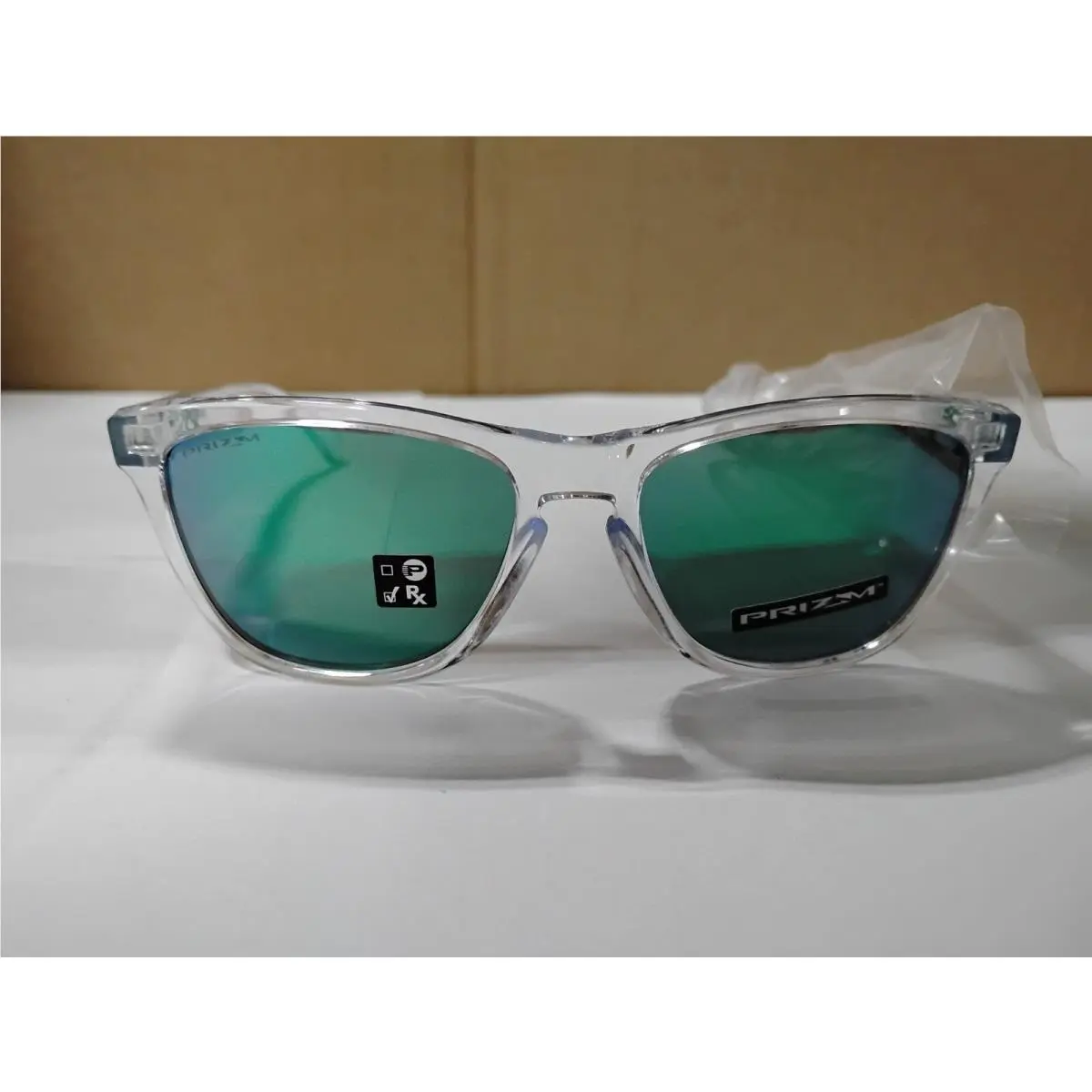 OO9013-D655 55 Green Mirrored Sleek Frogskins Sunglasses by Oakley