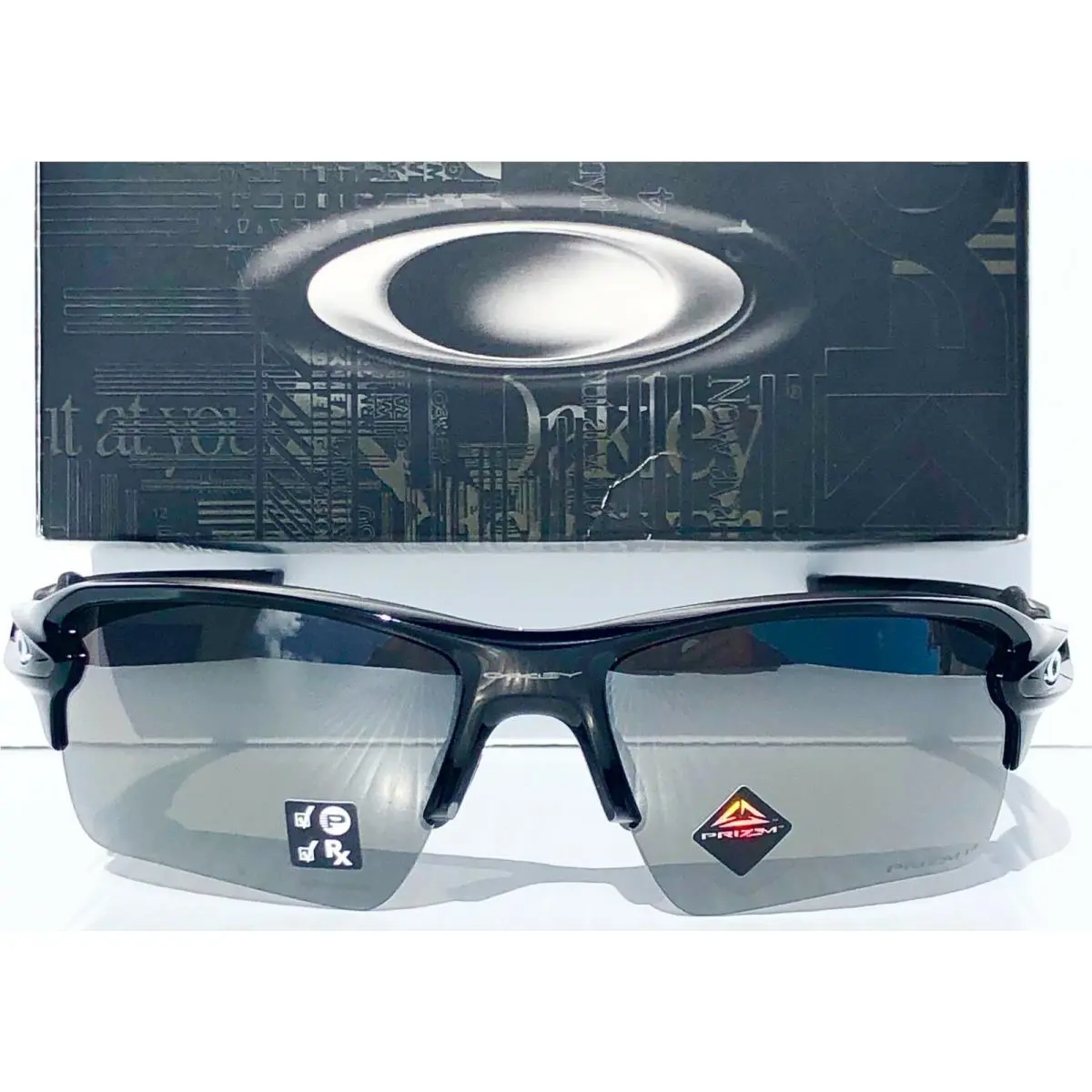 Oakley Flak 2.0 Black w Prizm Black Polarized XL Lens Sunglass 9188-72