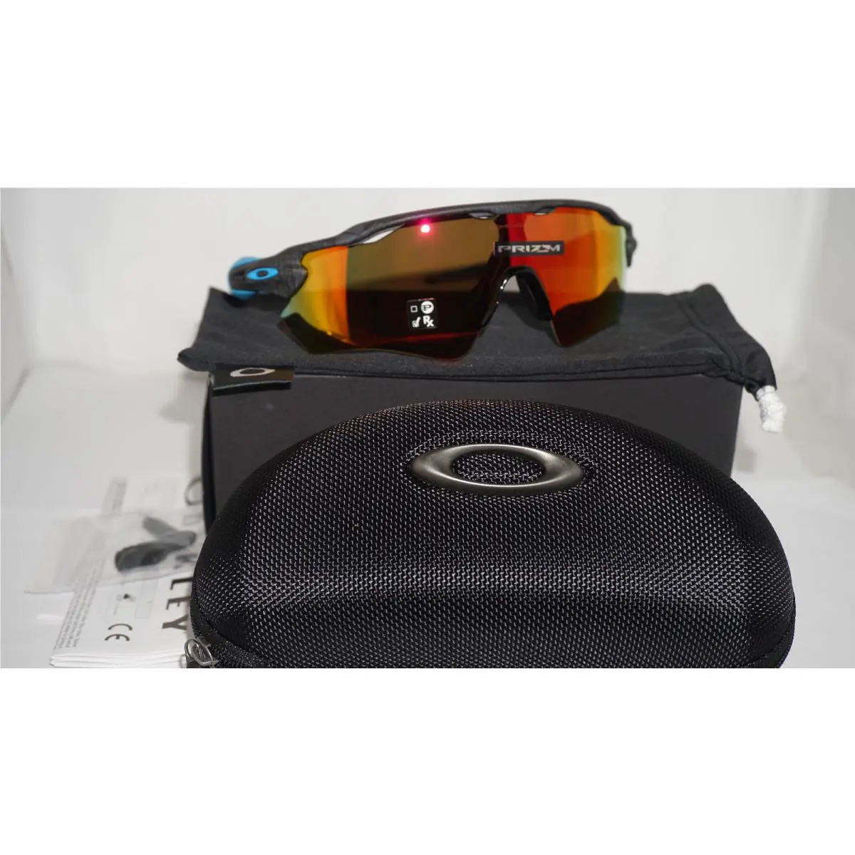 Sunglasses Aero Grid Collection Aero Grid Grey Prizm Ruby OO9206-6638 by Oakley