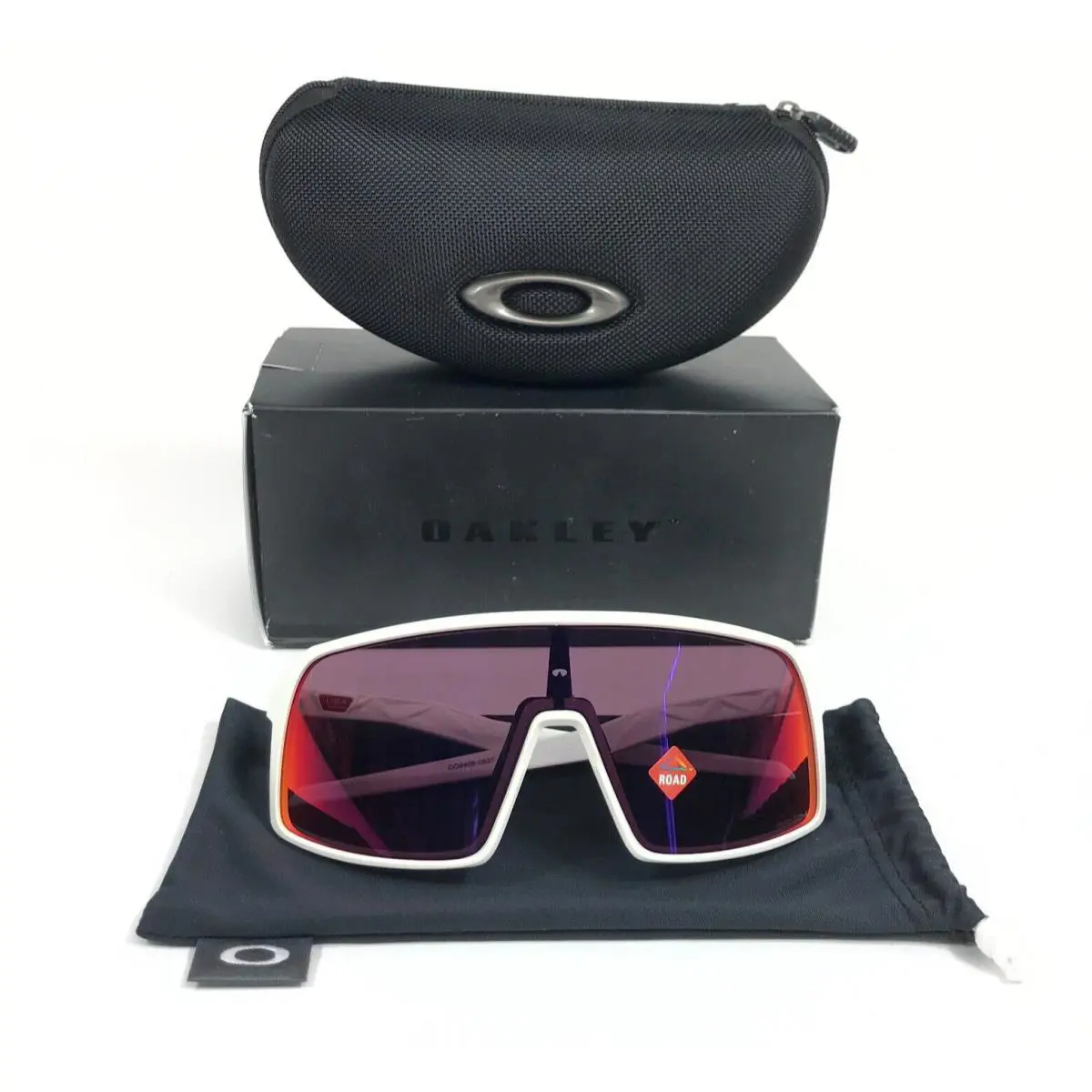 Sutro Sunglasses OO9406-0637 Matte White Frame W/ Prizm Road Lens by Oakley