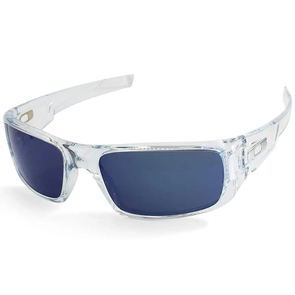 Crankshaft Polished Clear/ice Iridium Men`s Sport Sunglasses OO9239-04 by Oakley