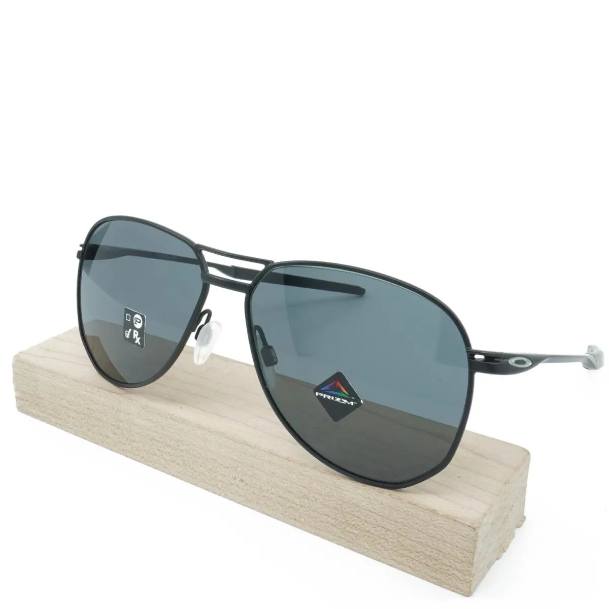 OO4147-01 Mens Oakley Contrail Sunglasses - Frame: Black, Lens: Gray