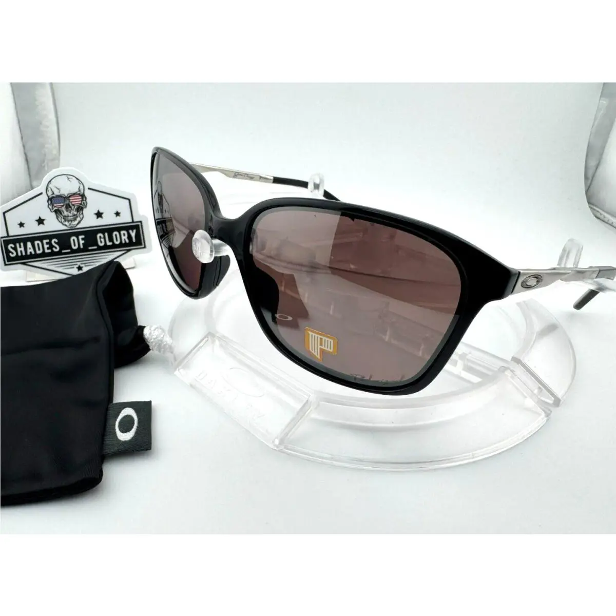 Game Changer Black Chrome OO Black Iridium Polarized Sunglasses OO9291-03 by Oakley
