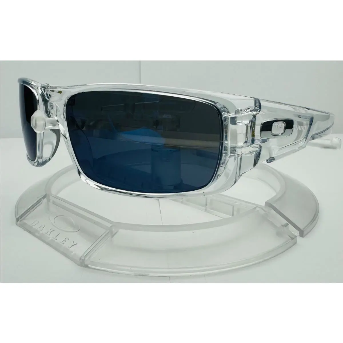 Crankshaft Sunglasses / Polished Clear / Ice Iridium Lens / 009239-04 by Oakley