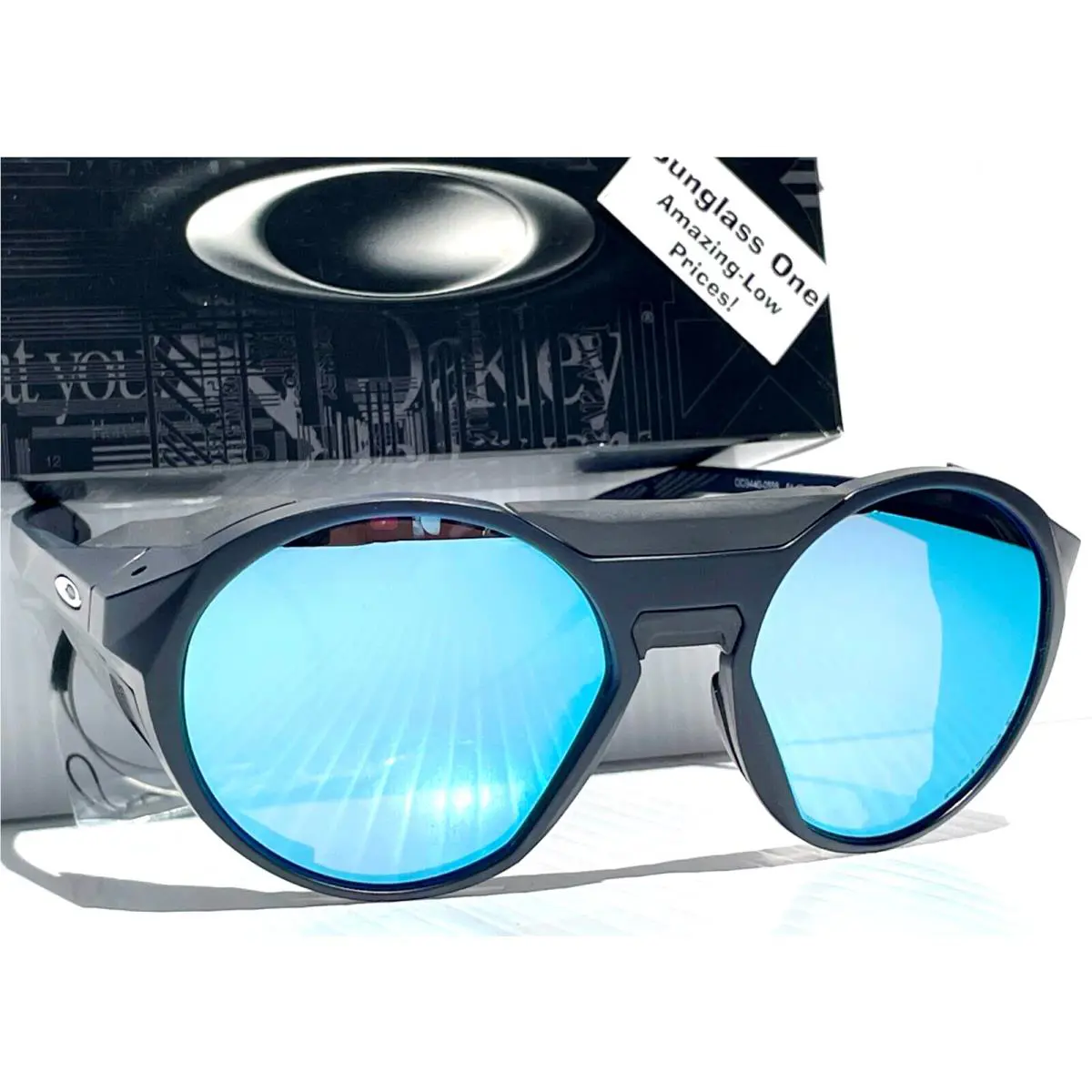 Oakley Clifden Mt Translucent Blue Polarized Prizm Deep Water Sunglass OO9440-05